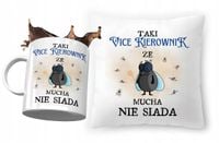 Zestaw Dla Vice Kierownika Poduszka + Kubek Z Nadrukiem Ze Zdjęciem