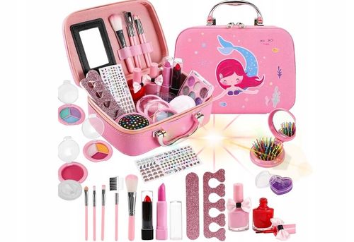 Kuferek z kosmetykami dla dzieci Zestaw kosmetyków MAKE UP MALOWIDŁA makija na Arena.pl