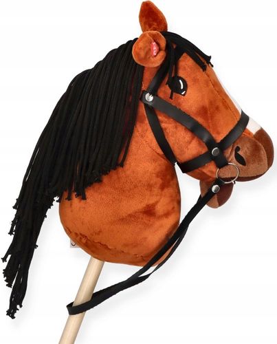 Premium Hobby Horse Konik na patyku Głowa konia kiju Skoczek GNIADEK na Arena.pl