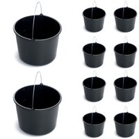10x Wiadro budowlane 5l Gospodarcze plastikowe