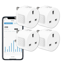 Antela Smart Plug WiFi 4 Sztuki Monitoring Energii Alexa Google