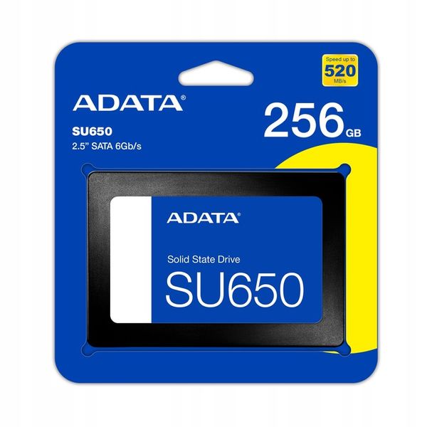 Dysk SSD ADATA Ultimate SU650 256GB 2.5'' 3D TLC zdjęcie 1