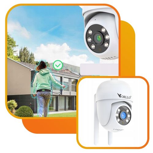 Kamera IP WiFi Zewnętrzna Obrotowa Bezprzewodowa 4Mpx ORLLO TZ2 PRO +GRATIS na Arena.pl