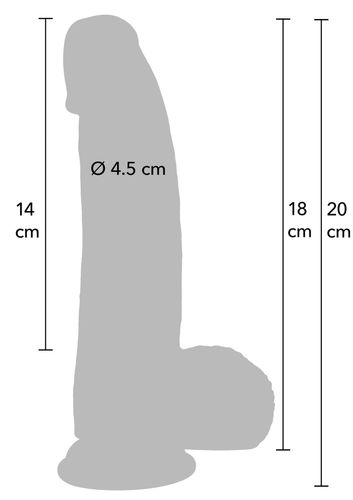 realistic dildo liquid silicone 18 cm na Arena.pl