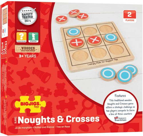 Gra logiczna Kółko i Krzyżyk klasyczna drewniana na Arena.pl