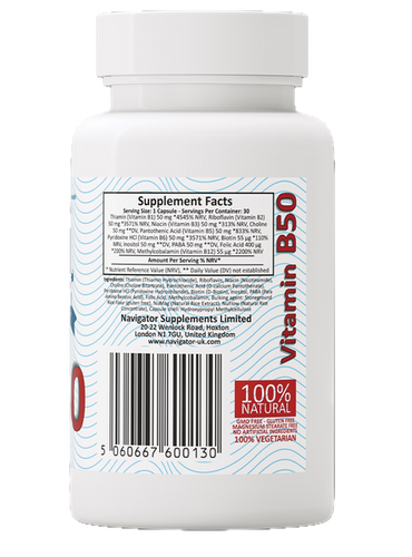 NAVIGATOR Witamina B50 30 kaps. na Arena.pl