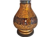 SOLAR SOLARNY ZNICZ LAMPION NA GRÓB KARAFA ZŁOTO