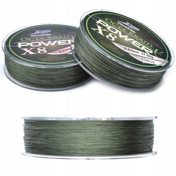 Plecionka Octa Braid Power X8 Green 0,08mm 150m zdjęcie 1
