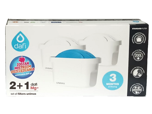 Wkład filtrujący Dafi UNIMAX 2+1Mg+ na Arena.pl
