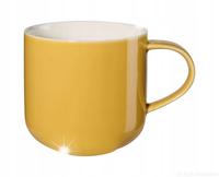 ASA Kubek Coppa 400ml Mustard porcelanowy pojemny uniwersalny