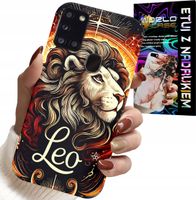 ETUI DO SAMSUNG GALAXY A21s - LEW, ZNAK ZODIAKU ASTRONOMIA, CASE + SZKŁO