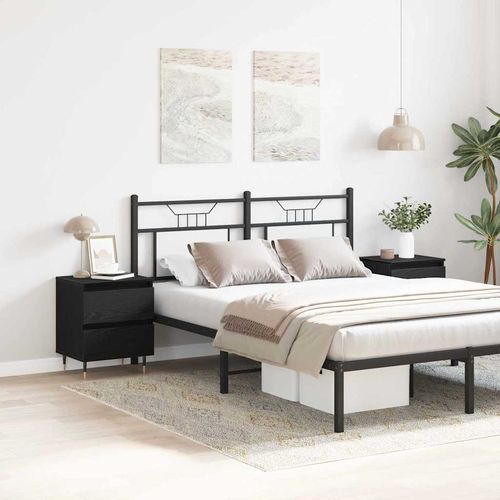 Szafka Nocna z szufladą 2 pcs Czarny dąb 40 x 35 x 50 cm na Arena.pl