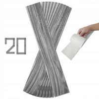 Panele ścienne SAMOPRZYLEPNE deska SZARA stare drewno 10x60cm M41 - 1,20m2