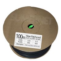 Patchcord TELCOLINE 1J Heavy Duty 100m, G.657A2 3mm złącza SC/APC Gold