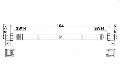 Vw T5 Multivan Zestaw Przewodów Hamulcowych Elastycznych Gumowych na Arena.pl