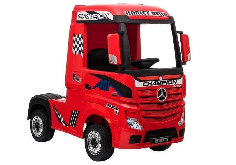 Auto na Akumulator Mercedes Actros Czerwone zdjęcie 1