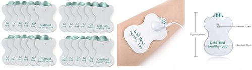 16x ELEKTRODY ŻELOWE ELEKTROSTYMULATOR TENS EMS na Arena.pl