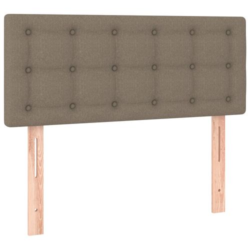 Zagłówek do łóżka z LED, taupe, 100x5x78/88 cm, tkanina na Arena.pl