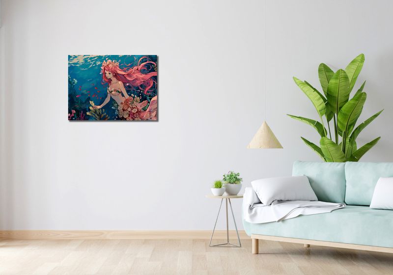 Obraz 70x50cm Nimfa Oceanu zdjęcie 2