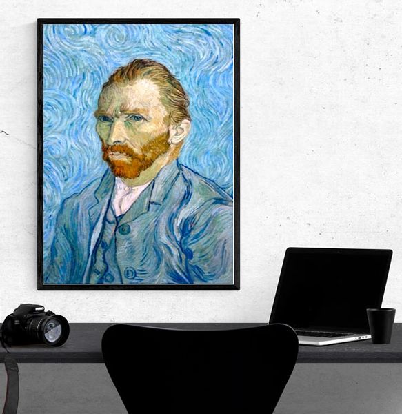 Autoportret Vincent van Gogh - plakat 60x80 cm zdjęcie 2