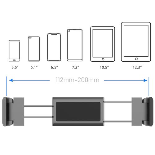 Samochodowy Uchwyt Na Zagłówek Do Telefonu Lub Tabletu Heckermann Pb-48 na Arena.pl