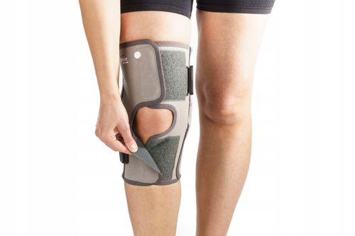 PROFESJONALNA ORTEZA KOLANA STABILIZATOR Z SZYNAMI na Arena.pl