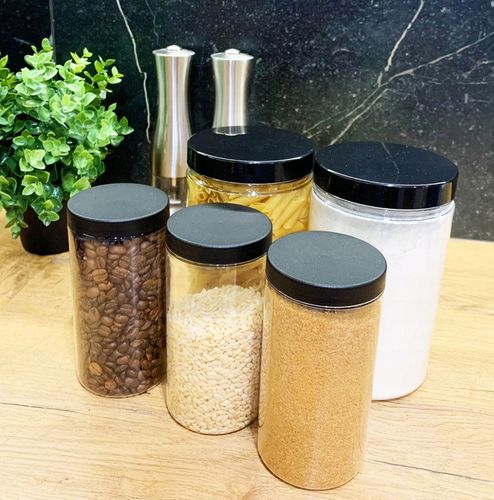 Słoiki POJEMNIKI na przyprawy makaron 500+1250+ 1500 ml 14 szt MEGA na Arena.pl