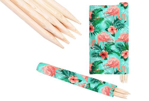 PARAWAN PLAŻOWY Flamingi z indywidualnym  napisem 3 PANELE 24.3 na Arena.pl