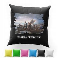 POSZEWKA Z NADRUKIEM BAWEŁNIANA 40x40CM - PLAYSTATION KONSOLA