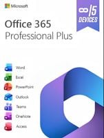 Microsoft Office 365 Pro Plus PL / Konto 5 Urządzeń Dożywotnio