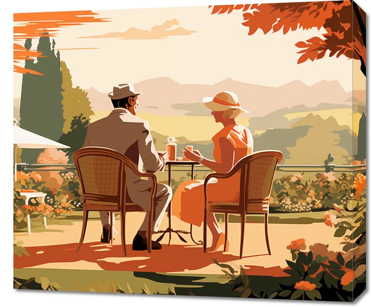 Obraz 70x60cm Retro Randka zdjęcie 1