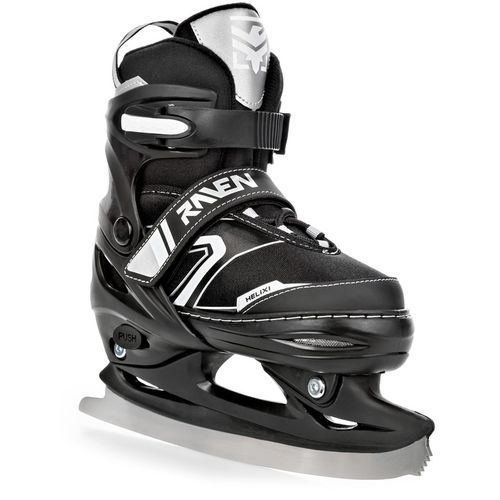 Rolki Łyżwy Wrotki 4w1 Regulowane RAVEN Helixi Black/Grey 34-37 Kółko LED na Arena.pl