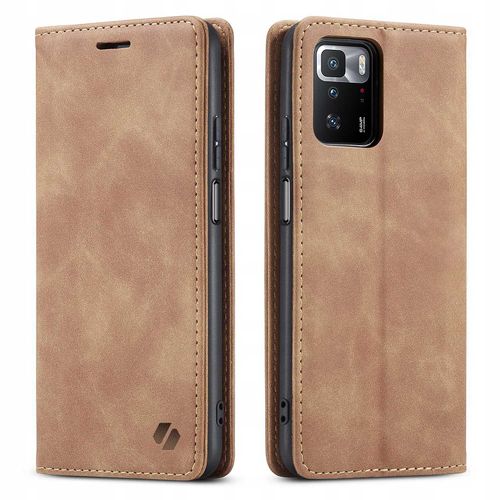 Spacecase Wallet Redmi Note 10 Pro Light Brown na Arena.pl