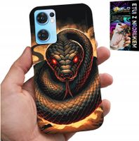 ETUI DO OPPO RENO7 5G - WĄŻ, WĘŻE KOBRA GRZECHOTNIK CASE + FOLIA