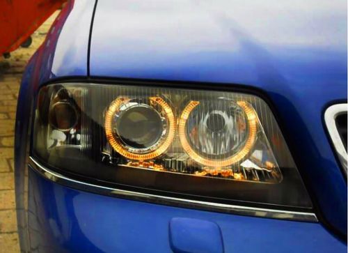 Reflektory AUDI A6 C5 1997-2001 DEPO, Ringi  - Doskonała jakość i bonus H7 na Arena.pl