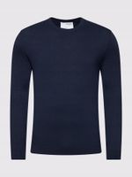 Selected Homme sweter 16074682 niebieski okrągły rozmiar XL