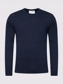 Selected Homme sweter 16074682 niebieski okrągły rozmiar XL