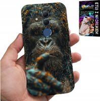 ETUI DO HUAWEI MATE 20 LITE - MAŁPA, MAŁPKA, GORYL, ZWIERZĘTA + SZKŁO