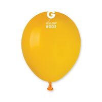 Balony pastelowe żółty ciemny #003, 12 cm 100 szt.