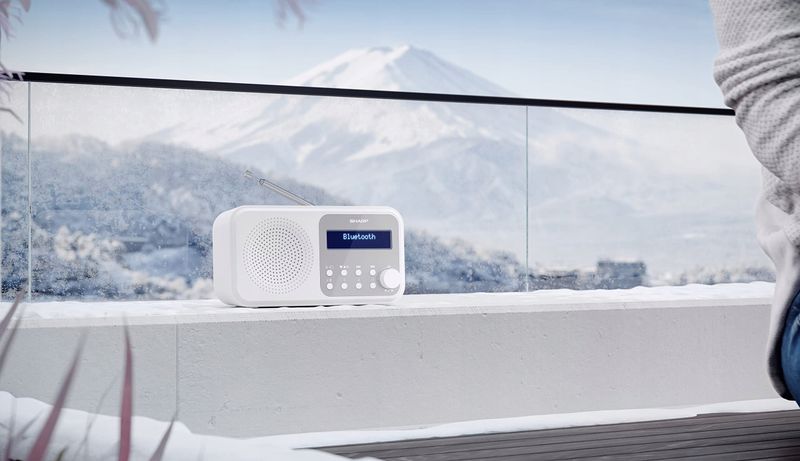 Radio SHARP DR-P420(WH) Biały zdjęcie 7