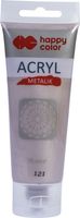 FARBA AKRYLOWA 75ML RÓŻOWE ZŁOTO METALIK 121 HAPPY COLOR