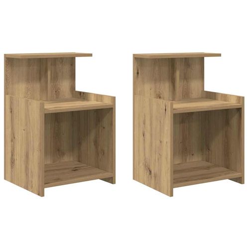 Szafka Nocna 2 pcs dąb artisan 40 x 35 x 60 cm na Arena.pl