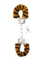 furry handcuffs - tiger