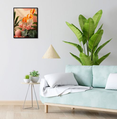 Plakat 40x50cm Pomarańczowy Raj na Arena.pl