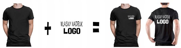 KOSZULKA Z WŁASNYM NADRUKIEM NAPIS LOGO TEKST XS zdjęcie 2