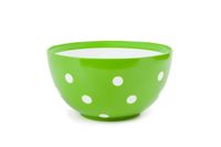 Salaterka dwukolorowa w kropeczki 2 l [zielony matowy]