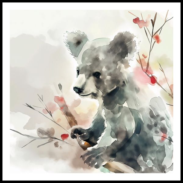 Plakat 100x100cm Akwarelowa Koala zdjęcie 3