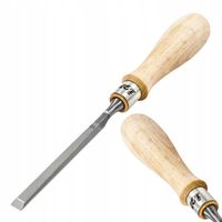 DŁUTO PŁASKIE STOLARSKIE DO DREWNA MOCNE 10 mm z drewna grabowego