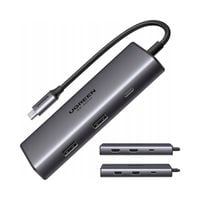 UGREEN ADAPTER 6W1 HUB USB DO 2X USB-A 3.0 USB-C 3.0 2XHDMI POWER DELIVERY