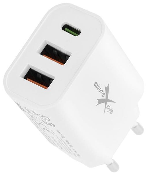 Ładowarka sieciowa USB Typ-C + 2 USB PD 48W zdjęcie 1